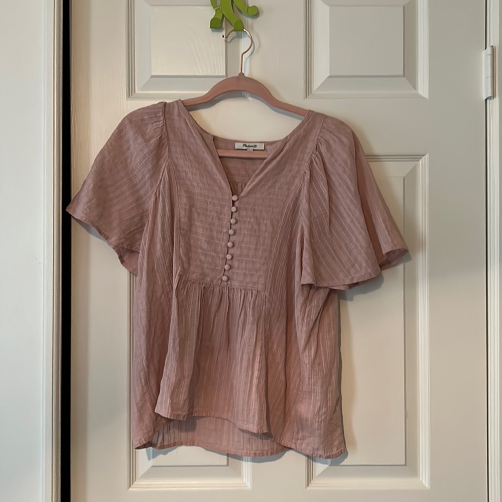 Rose, light pink blouse from Madewell! Barely worn!